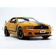 thumbnail image 7 of 2013 Ford Mustang Boss 302 Yellow with Black Stripes 1/18 Diecast Model Car by Shelby Collectibles, 7 of 7