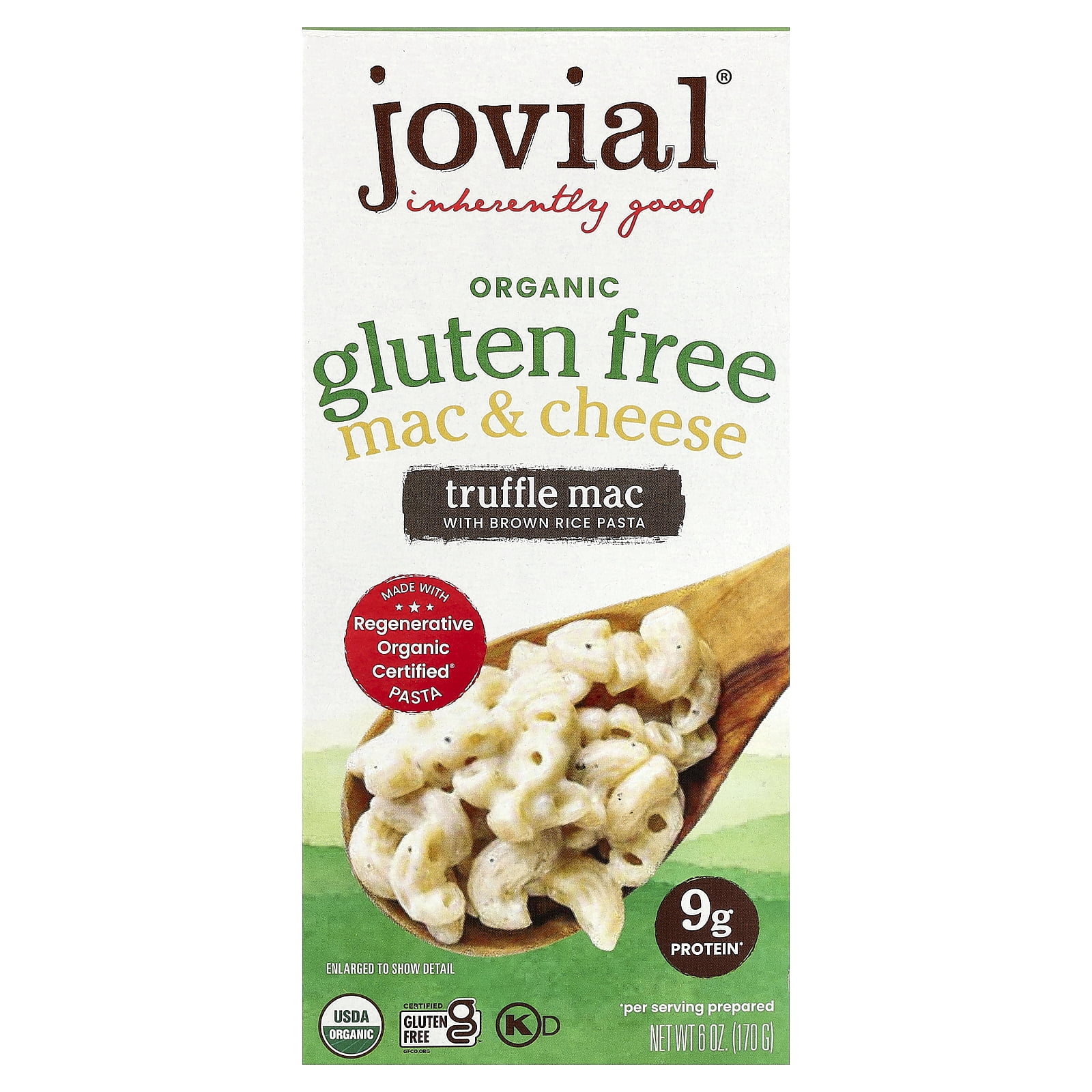 Jovial Organic Gluten Free, Mac & Cheese, Truffle Mac, 6 oz (170 g)