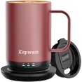 thumbnail image 1 of Kepwam Self-Heating Coffee Mug T1, 16oz Rechargeable Heated Coffee Mug, Smart Coffee Warmer Mug with App-Controlled,Advanced Temp, 1 of 9