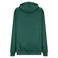 thumbnail image 3 of Jinhomg Womens Letter Print Sweatshirt Lightweight Comfy Long Sleeve Drawstring Hoodies Casual Loose Kangaroo Pocket Pullover Tops with Drawstring Army Green XXL, 3 of 6