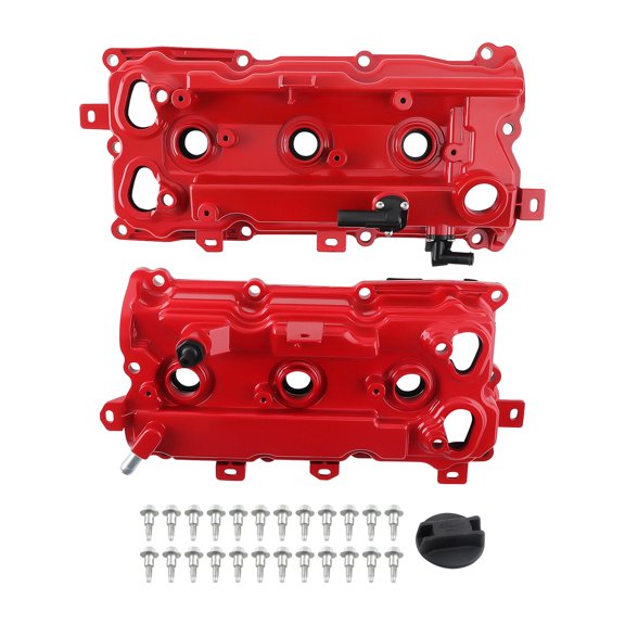 Pair Aluminum Valve Cover Kit for Nissan Maxima V6 3.5L 2009-2020 13264-9N00A