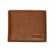 thumbnail image 2 of Cartera BREED Locke de piel auténtica con doble pliegue, color marrón, 2 of 4