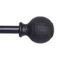 thumbnail image 1 of Home Trends Textured Ball 48"-84" Drapery Rod Set, 5/8 in. Diameter, 1 of 3
