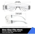 thumbnail image 3 of amoolo Safety Glasses for Men Bulk of 24, Protective Eyewear for Men Women, ANSI Z87.1 Impact Resistant Eye Protection for Work, Lab, Construction, 3 of 6