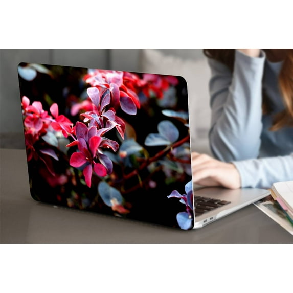 KSK KAISHEK Hard Protective Shell Case Cover Compatible with MacBook Pro 16" 2021/2022/2023 M2 A2780 & A2485 M1 + Black Keyboard Cover, Flower 0073
