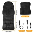 thumbnail image 3 of Car seat back massage mat, electric heating, 8 vibration modes, 3 levels of intensity adjustable Valentine's Day, Father's Day gift, 3 of 8