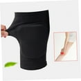 thumbnail image 5 of RENACLIPY 2Pcs Black Elastic Sponge Knee Pads with Double Straps for Sports Safety Support, 5 of 8