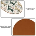 thumbnail image 5 of Christmas 6pcs Round Coasters Set, Microfiber Leather Drink Coasters, 11x11 cm/4.3x4.3 in, Heat- Cup Coasters for Tabletop, 5 of 6