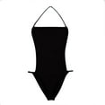 thumbnail image 4 of Samickarr Open Back Swimsuits For Women One Piece Sleeveless With Chest Cushion No Steel Support Swimwear Cut Out Halter-Neck String Bathing Suit, 4 of 4