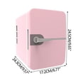 thumbnail image 3 of Mini refrigerador para automóvil de 6 litros, refrigerador pequeño, refrigerador para automóvil, refrigerador de belleza para el hogar, mini congelador., 3 of 8