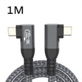 thumbnail image 2 of Cable USB 4 Ángulo de 90 Grados 40Gbps USB4 Codo Tipo C Cable de Transferencia de Datos USB C PD240W Carga Rápida 1M, 2 of 5