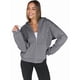 thumbnail image 2 of Sudaderas con Capucha y Cremallera para Mujer, Sudaderas Extragrandes, Conjuntos de Moda Escolar para Otoño, Chaquetas Informales, Ropa de Invierno Gris Oscuro S, 2 of 9