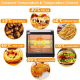 thumbnail image 5 of Anpuce 26" Food Warmer, 3 Tier Display Hot Food Countertop Case, Commercial Buffet Restaurant Heated Cabinet, Food Showcase for Catering Pizza Empanda Pastry Patty Warmer L26 x W19 x H25, 5 of 9