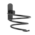 thumbnail image 3 of Oleegame 1PC Spoon And Lid Rest Wall Mount Spring Style Hair Dryer Holder Rack Hair Drier Storage Organizer Black, 3 of 8