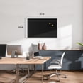 thumbnail image 4 of U Brands Magnetic Chalkboard, 30"x20", White Wood Style Frame, Premium Matte Surface, 4 of 4