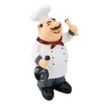 thumbnail image 2 of Miniature Chef Decoration,American Vintage Country Happy Chef Statue Chef Table Decor Sleek Aesthetic, 2 of 5