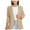 Khaki1107, variant on Girls Long Sleeve Shawl Formal Blazers Suit Jacket Open Front Inner Pocket For Kids Coats Soft Toddler Baby Wear 13-14Y