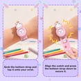 thumbnail image 4 of 3D Cartoon Watch Rainbow Dial Waterproof Watch Adorable Cartoon Watch for Age 4-12 - The Perfect Fun Gift, 4 of 8