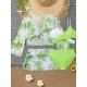 thumbnail image 4 of 4 piezas Bikini Top y falda 2023 traje de baño para niñas, traje de baño de cintura alta para niños, bañistas, traje de baño, ropa de playa, 4 of 5