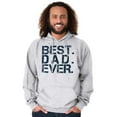 thumbnail image 5 of Best Dad Ever Cool Fathers Day Gift Hoodie Hooded Sweatshirt Men Brisco Brands 5X, 5 of 6