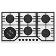 thumbnail image 1 of PARRILLA DE GAS DE VIDRIO TEMPLADO BLANCO 8MM CON 6 QUEMADORES, 1 of 1