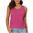 thumbnail image 2 of LSLJS V Neck Débardeurs Sans Manches Décontractés pour Femmes, Débardeurs pour Femmes, 2 of 5