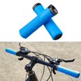 thumbnail image 5 of 2 Pieces Handlebar Grips Slip Tpr Rubber handheld grip for BMX Cycling Folding Bike Scooter Mountain Bike , Light blue, 5 of 9