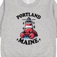 thumbnail image 3 of Inktastic Portland Maine Cute Lobster Toddler Sweatshirt, 3 of 4