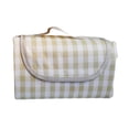 thumbnail image 2 of Manta de picnic plegable shamjiam 200x200cm impermeable suave Rejilla verde, 2 of 9
