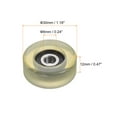 thumbnail image 2 of Unique Bargains Roulement à Rouleau à Poulie en PU 6x30x12 mm, Roue de Guidage Revêtue de Polyuréthane pour Usage Industriel, Vert, 2 of 5