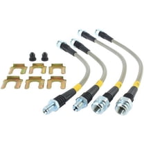 StopTech Stainless Steel Braided Brake Hose Kit 950.46003 Fits select: 1991-1996 DODGE STEALTH, 1993-1999 MITSUBISHI 3000 GT