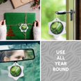 thumbnail image 5 of 3drose, Green Peppers at the Farmers Market by Angelandspot, 3 inch Snowflake Porcelain Ornament, 5 of 7