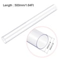 thumbnail image 2 of Unique Bargains Polycarbonate Rigid Round Clear Tubing 30mm(1.18 Inch)IDx32mm(1.26 Inch)ODx500mm(1.64ft) Length Plastic Tube, 2 of 4