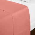thumbnail image 2 of Mellanni California King Flat Sheet Only, Hotel Luxury Soft Microfiber Top Sheet, 1 Piece, Coral, 2 of 7