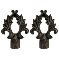 Urbanest Set of 2 Calvinia Lamp Finials, 2 5/8" Tall, Antique Bronze