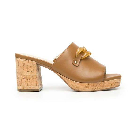 Sandalia De Tacón Flexi para Mujer Estilo 123003 Honey