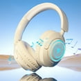 thumbnail image 2 of HBBKVI Wireless Headphones, Wireless Wired Over - Ear Bluetooth Headset with Mic - Ideal for Sports Gaming Music Lovers - Deep and Noise Canceling Suitable for Men and Women, 2 of 4