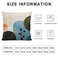 thumbnail image 5 of QZHH  Blue and Grey Throw Pillows Boho Pillow Covers Abstract Geometric Pillow Covers Mid Century Modern Decor for Sofa Bed Living Room Couch, 5 of 5