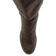thumbnail image 5 of Journee Womens Carly Stacked Heel Riding Boots, 5 of 10