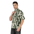 thumbnail image 4 of Inkmeso Printed Hawaiian Casual Button-Down Shirt For Men's Half Sleeve Beach Holiday Shirt, 4 of 7