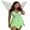 Green, variant on Gupgi Women Halloween Forest Fairy Costume MIni Sequin Dress With Wings