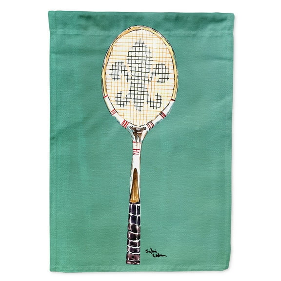 Carolines Treasures 8479-FLAG-PARENT Tennis Fleur de lis Flag  multicolor