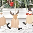 thumbnail image 3 of Advancent Colgante de piezas de de Navidad, pintura de colores, adornos colgantes, placa de alce, accesorios de Navidad DIY, colgador para Kits de decoración para fiestas Papá Noel Advancent HA069602-01, 3 of 6