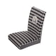 thumbnail image 2 of Funda para silla de comedor, funda protectora para silla, lavable, elástica, suave, para asiento y Blanco negro, 2 of 9