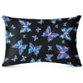 thumbnail image 2 of GZHJMY Blue Butterfly Body Pillowcase Super Soft Cozy Plush Pillow Case with Zipper for Sofa Bed Couch, 21 x 54 Inch, 2 of 6