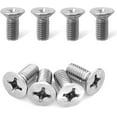 thumbnail image 1 of Yazoeia 4Pack Stainless Steel Brake Disc Rotor Screws, Stainless Steel Retaining Screws for Front and Rear by Mission Automotive, Compatible with for Honda, Acura, Hyundai and Kia Models CJB12-79848, 1 of 7
