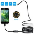 thumbnail image 1 of EIGTHTAIL 5 Meter(16.4ft) Rigid Cable USB Endoscope Borescope Inspection Camera HD Camera for Androidwith 6 Led Lights, 1 of 7