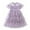 r-371Purple129, variant on MEZZALL Toddler Girls Fly Sleeve Star Moon Sequin Dress Dance Party Ruffles Dresses Versatile Kids Crew Neck Solid Color Child Sundress