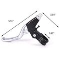 thumbnail image 3 of Manija de freno de bicicleta: palanca de freno de mano de bicicleta universal de aleación de aluminio, se aplica a bicicleta de carretera MTB Freno de bicicleta BMX de 2,2 cm de diámetro, un par (pla, 3 of 5