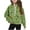 Green, variant on Atogsazn Girls Christmas Half Zip Sweatshirt Kids Graphic Long Sleeve Pullover Sweatshirts Fall Winter Tops Clothes Blue 9-10 Years Fashion